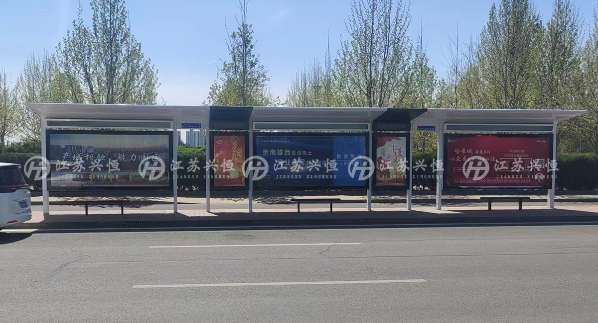 河北保定候車亭發(fā)貨案例